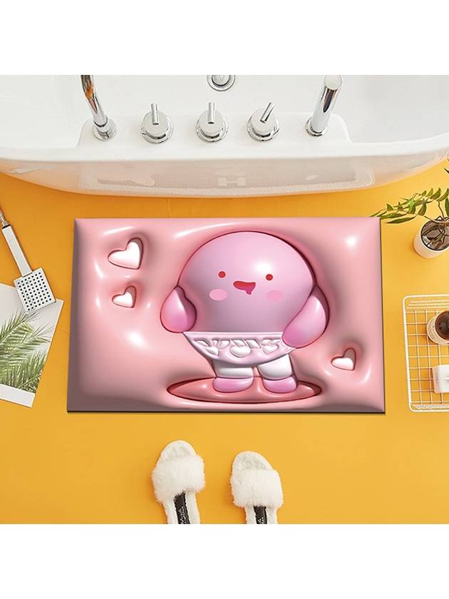 포유매트 3D 캐릭터 규조토 발매트