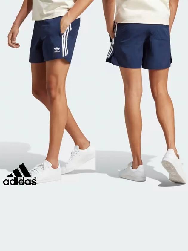 아디다스 트레포일 로고 스프린터 쇼츠 반바지 네이비