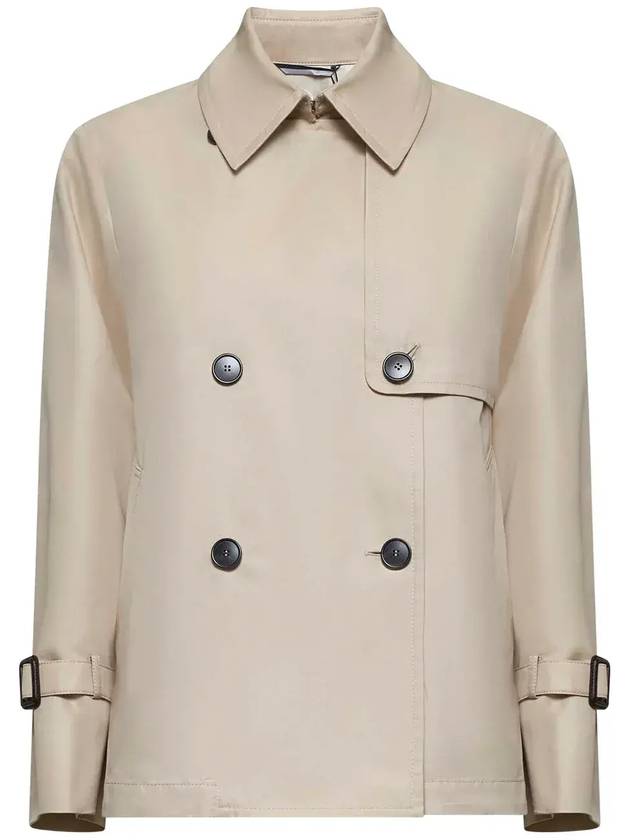 위켄드 맥스 마라 더블브레스트 숏 트렌치 코트 2515021041600_BIGLIA026