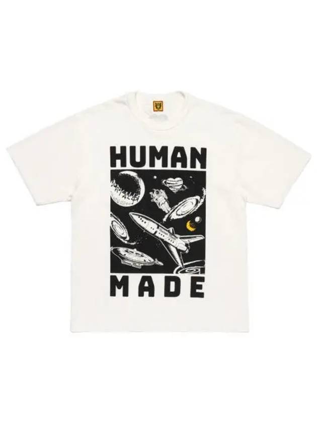 휴먼 메이드 그래픽 티셔츠 14 화이트 Human Made Graphic T Shirt 14 White