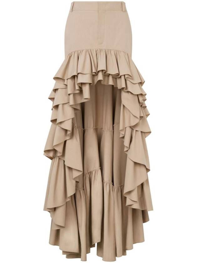 모스키노 러플 맥시 스커트 A01180514