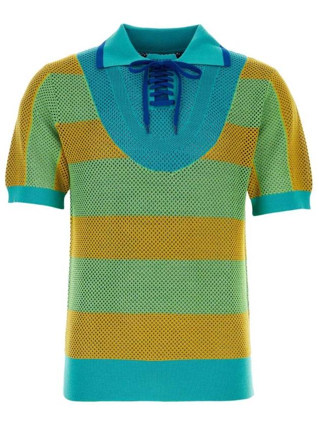 BOTTER 멀티컬러 메시 폴로 셔츠 7026K012 STRIPE