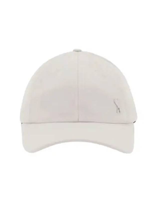 아미 스몰 하트 로고 스터드캡 초크 AMI de Coeur Studs Cap Chalk