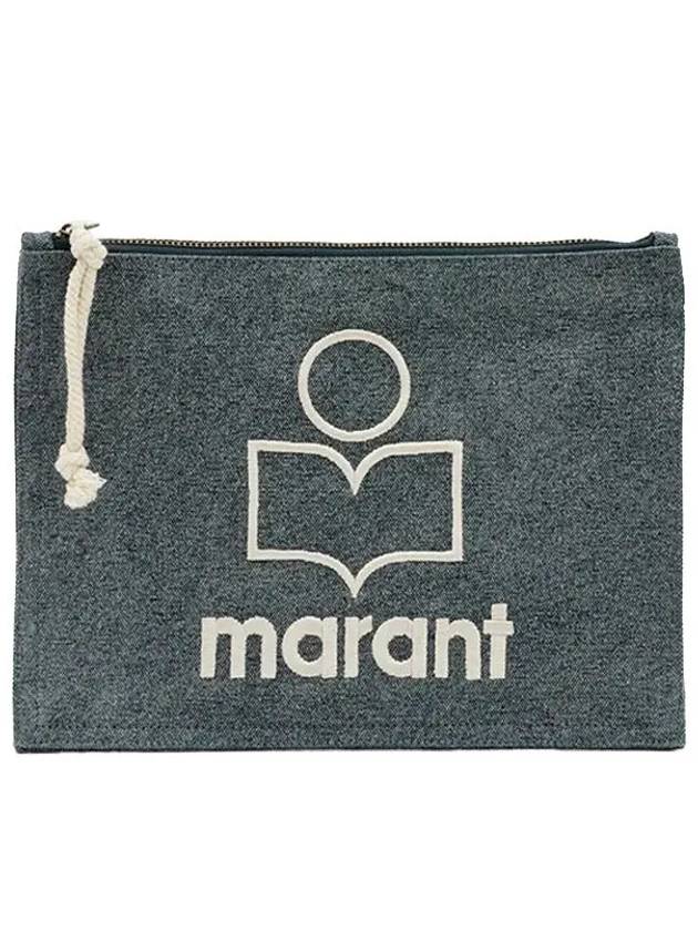 25SS 이자벨마랑 네티아 클러치 차콜 블랙 PO0046FA A1X19M 02FK