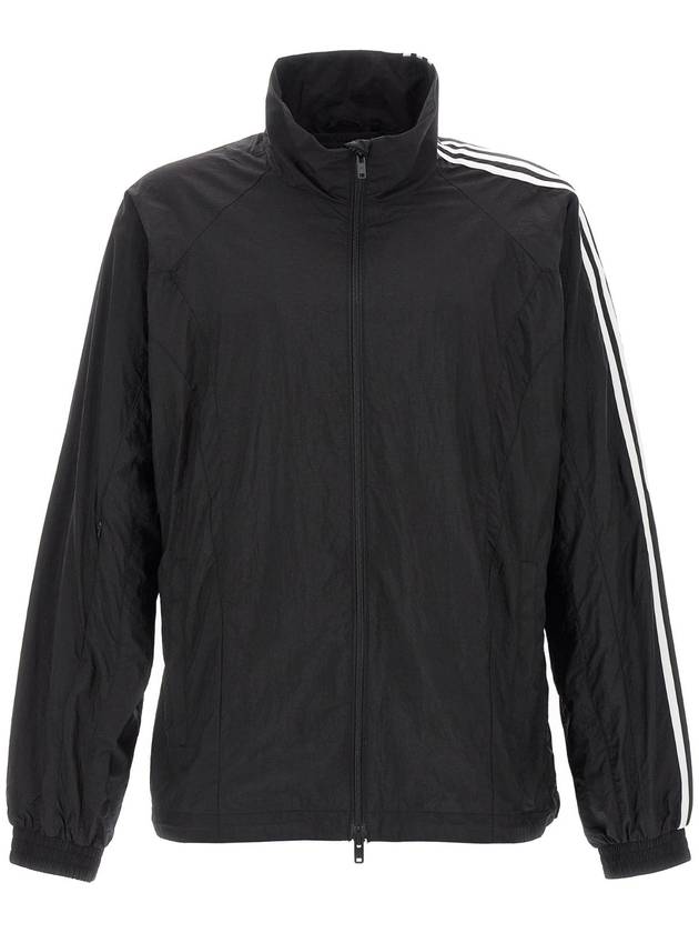 요지야마모토 & 39 Y 3 3 스트라이프 나일론 쉘& 39 스웨트셔츠 JD5999BLACK