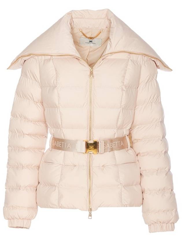 엘리자베타 프란키 퀼팅 벨티드 웨이스트 퍼퍼 재킷