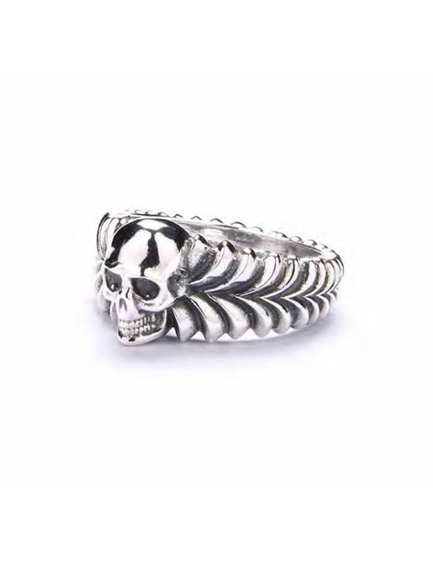 Emanuele Bicocchi 폴란드어 마감 해골 반지