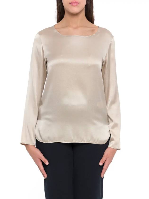 Max Mara 레저 크루넥 긴팔 블라우스 2331960236600_092