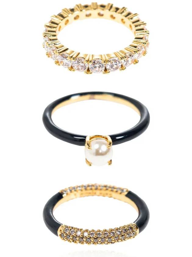 케이트 스페이드 힌트 오브 쉬머 스태킹 링 세트 KK3940_NAVYYELLOWGOLD