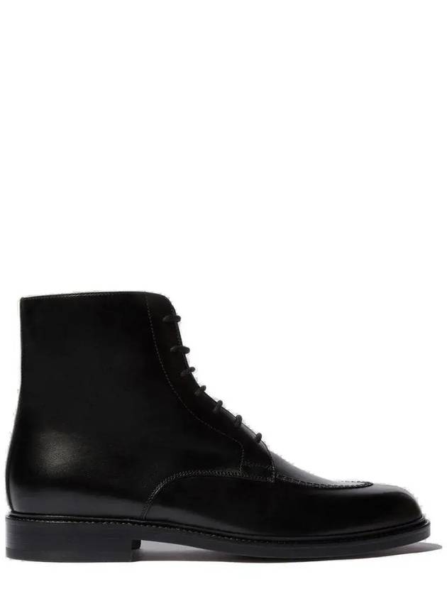 Scarosso 벤 아몬드 토 레이스업 부츠 BENBOOT_BLACALF