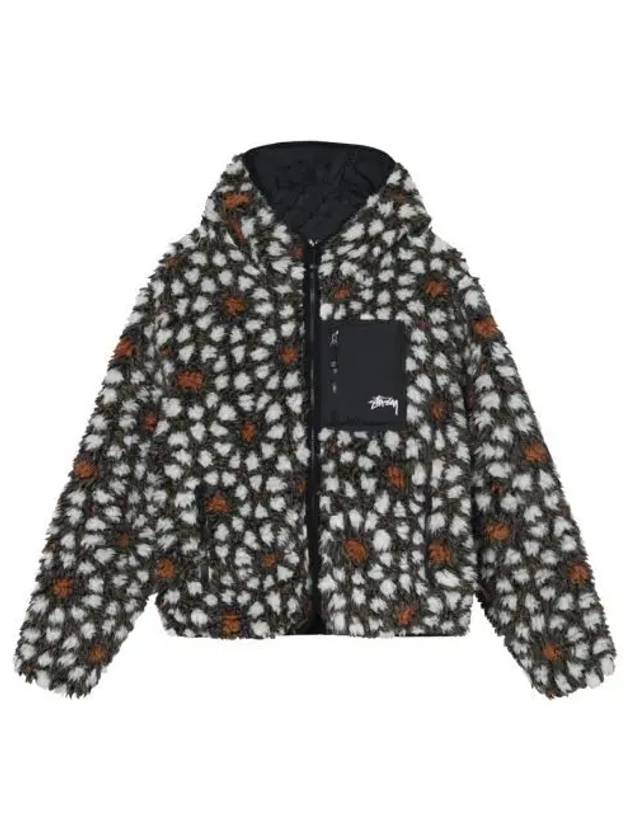 스투시 패턴 쉐르파 자켓 내츄럴 Stussy Pattern Sherpa Jacket Natural