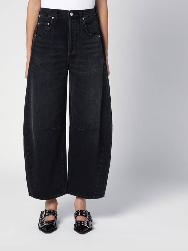 Citizens of Humanity Black Horseshoe Wide Jeans