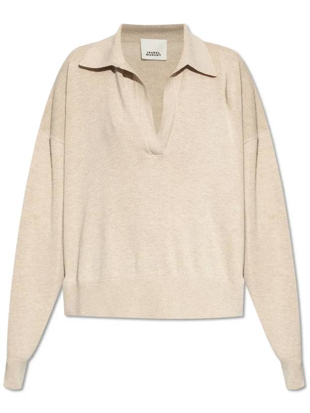 Isabel Marant Galix 니트 점퍼 PU0429FAB1L05I_BEIGE