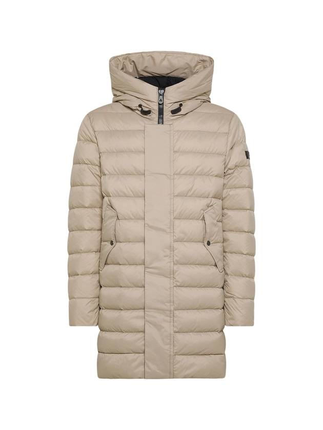 페트레이 울트라 라이트웨이트 롱 나일론 패딩 베이지