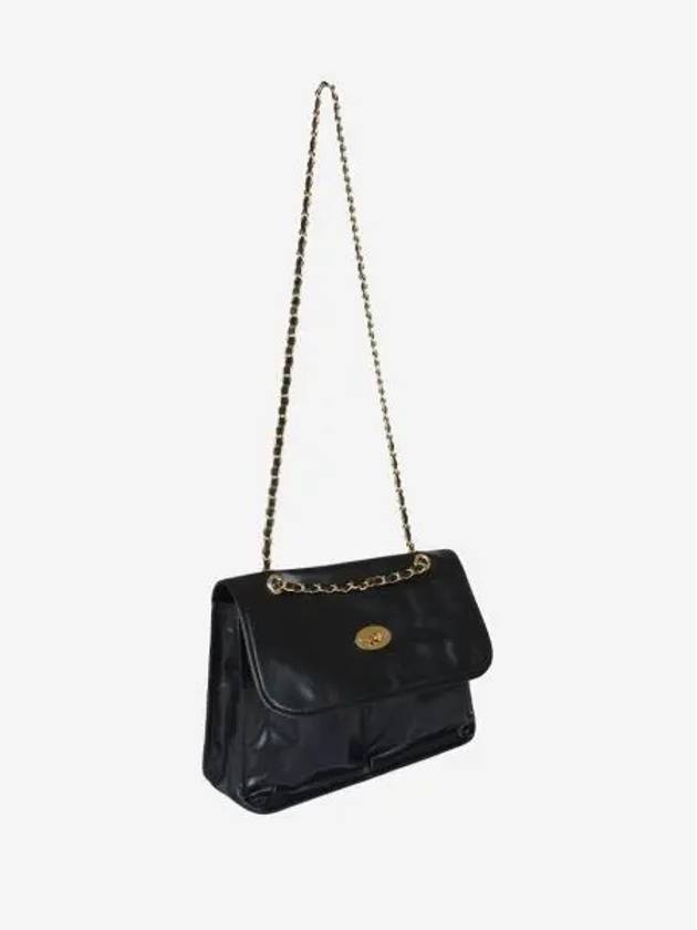 아노에틱 ANC 플랩 빅 숄더 백 블랙 Anoetic Anc Flap Big Shoulder Bag Black