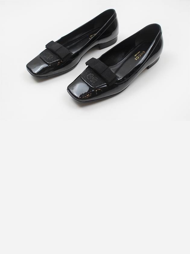 구찌 스퀘어 GG 페이던트 플랫슈즈 34.5사이즈 750541