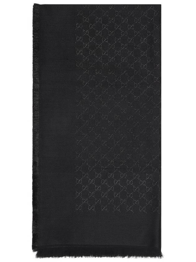 구찌 모노그램 프린지 엣지 스카프