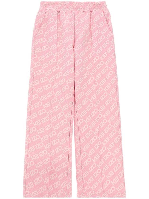 겐조 키즈 K61005ROSA 로고 조거 팬츠 포함가