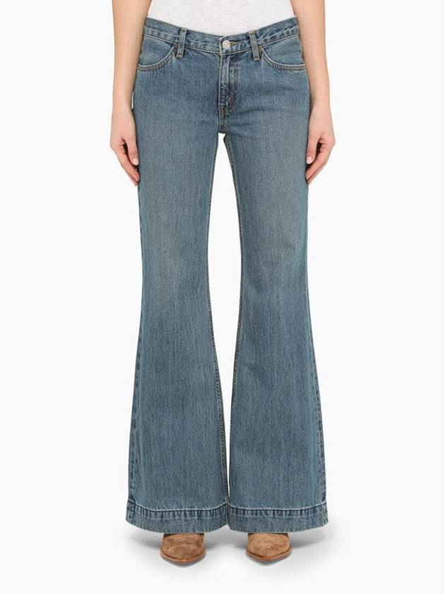 Blue Flared Jeans