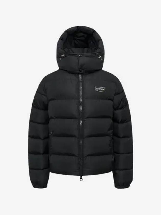 듀베티카 아프리카 후드 리무버블 웨이트 쇼트 다운 블랙 Duvetica Aprica Hood Removable Weight Short Down Black