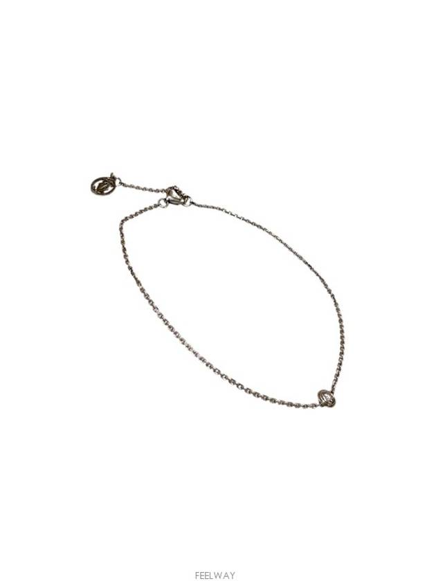 [클로버] 까르띠에 다무르 브레이슬릿 XS 다이아 화이트골드 CRB6045517