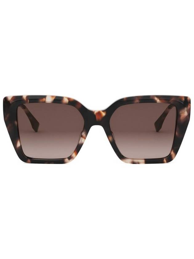 Fendi Eyewear 오버사이즈 프레임 선글라스