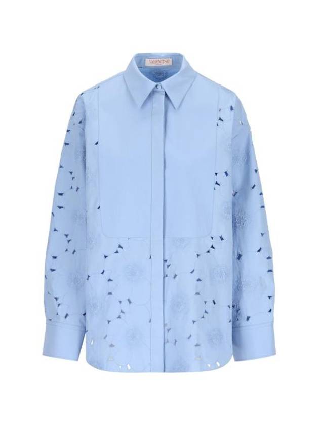 24SS 발렌티노 가라바니 셔츠 4B3AB5Z68D7W02 P24 IRIS LILAC