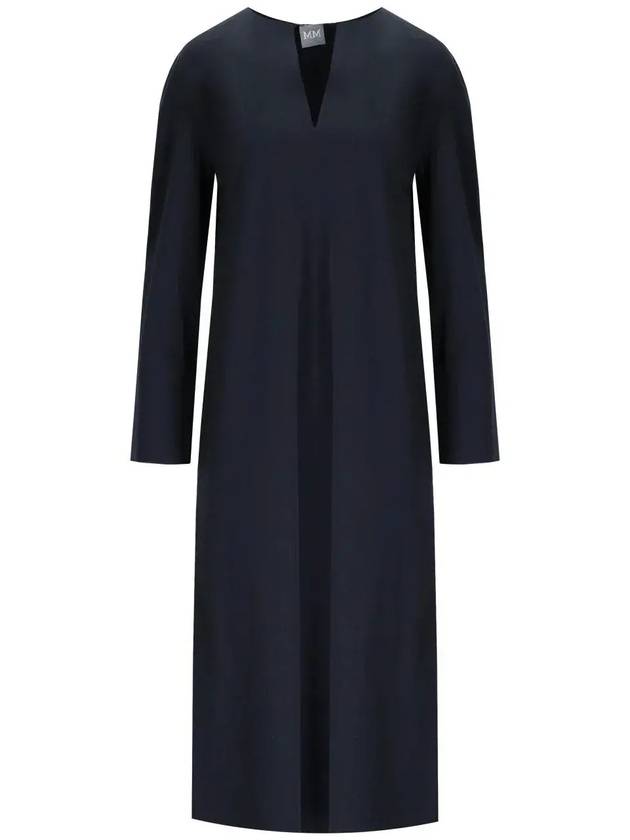Max Mara 브이넥 롱 슬리브 드레스 2516621067600_005