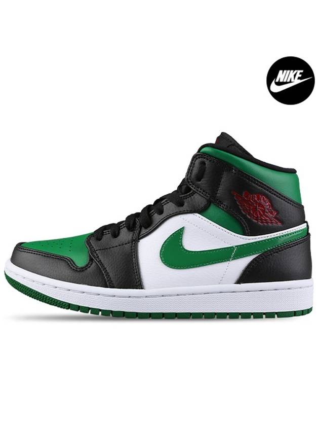 [미세하자] 나이키 에어 조던 1 미드 파인그린 운동화 554724-067_A