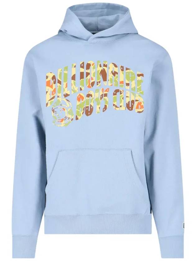 Billionaire Boys Club 로고 프린트 긴팔 후디 B22427_BLUE