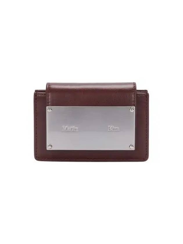 마뗑킴 빈티지 아코디언 지갑 브라운 Matin Kim Vintage Accordion Wallet Brown