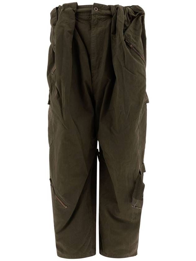 24FW Loewe Balloon cargo trousers S540Y11X87 4720 딥 올리브