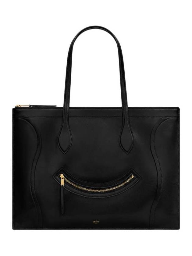 셀린느 플랫 카바스 뉴 러기지 글로시 카프스킨 블랙 123963GW4 38NO