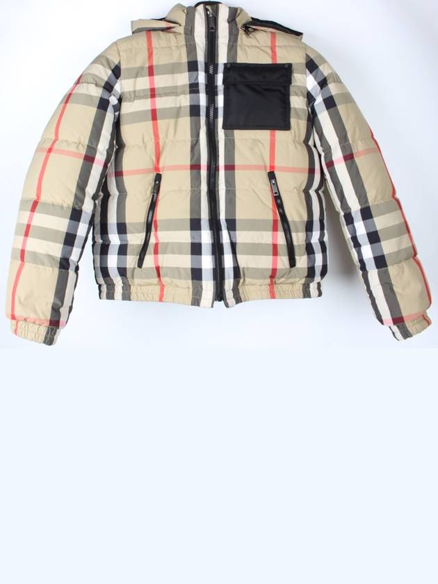 버버리 리버서블 패딩 키즈 12Y