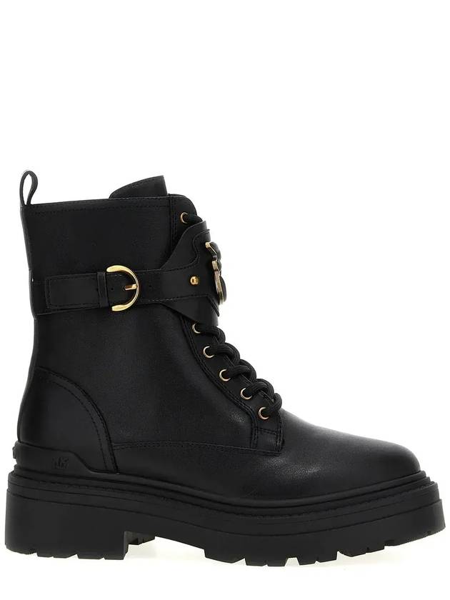 Pinko 로고 플라크 컴뱃 부츠 SD0147P001_Z99