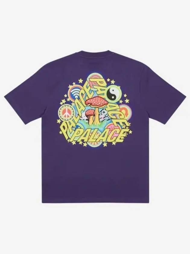 팔라스 번 5G 티셔츠 퍼플 22FW Palace Bun 5G T Shirt Purple 22FW