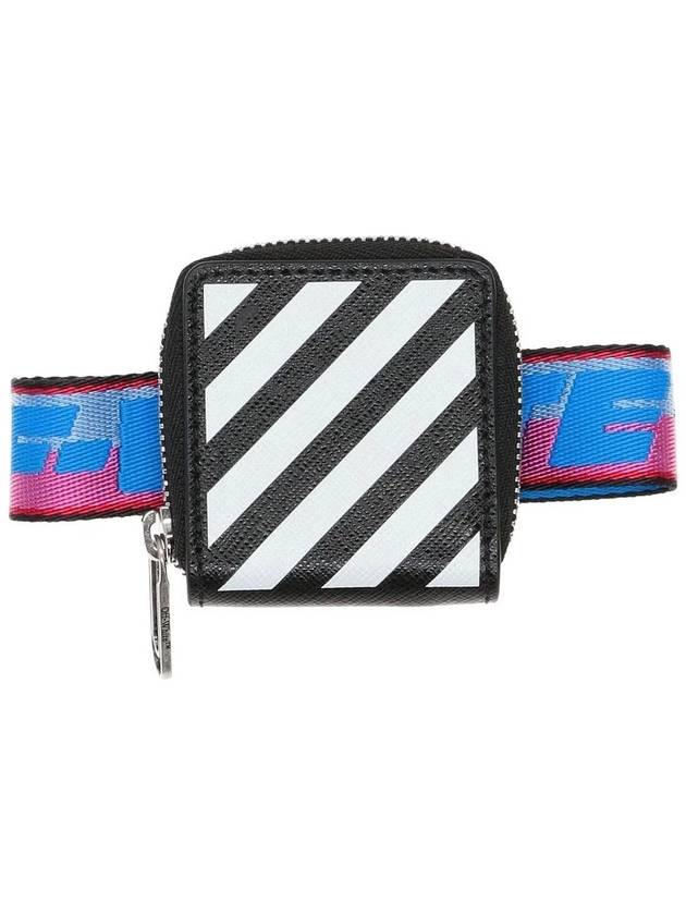 Off-White Black Diag Vertical Coin Purses