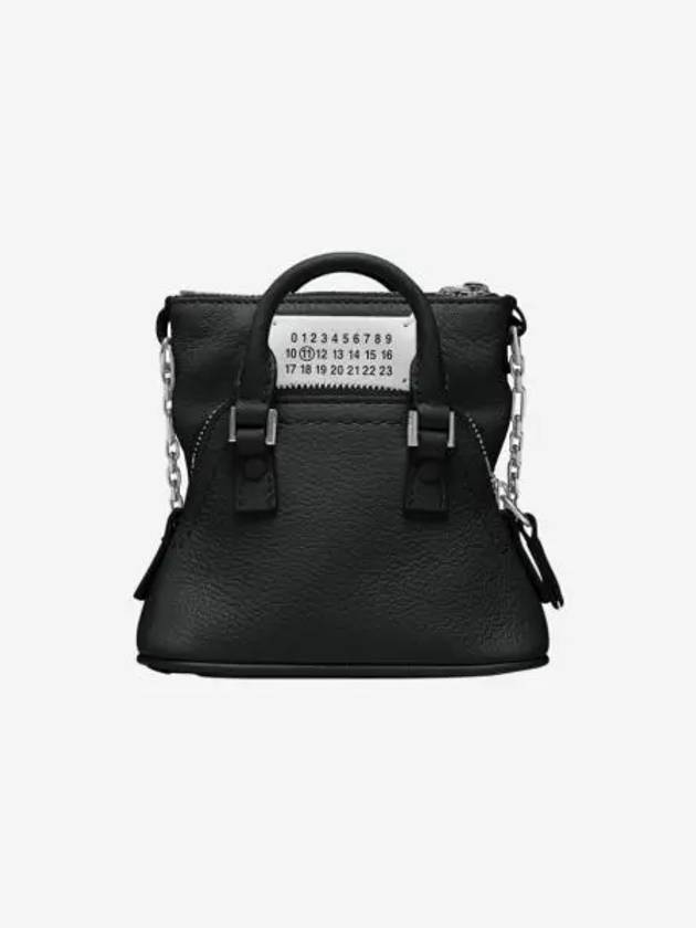 메종 마르지엘라 5AC 클래식 베이비 백 블랙 Maison Margiela 5AC Classique Baby Bag Black