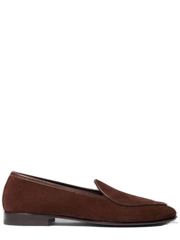 Scarosso Nils 아몬드 토 로퍼 NILSLOAF_BROSUED