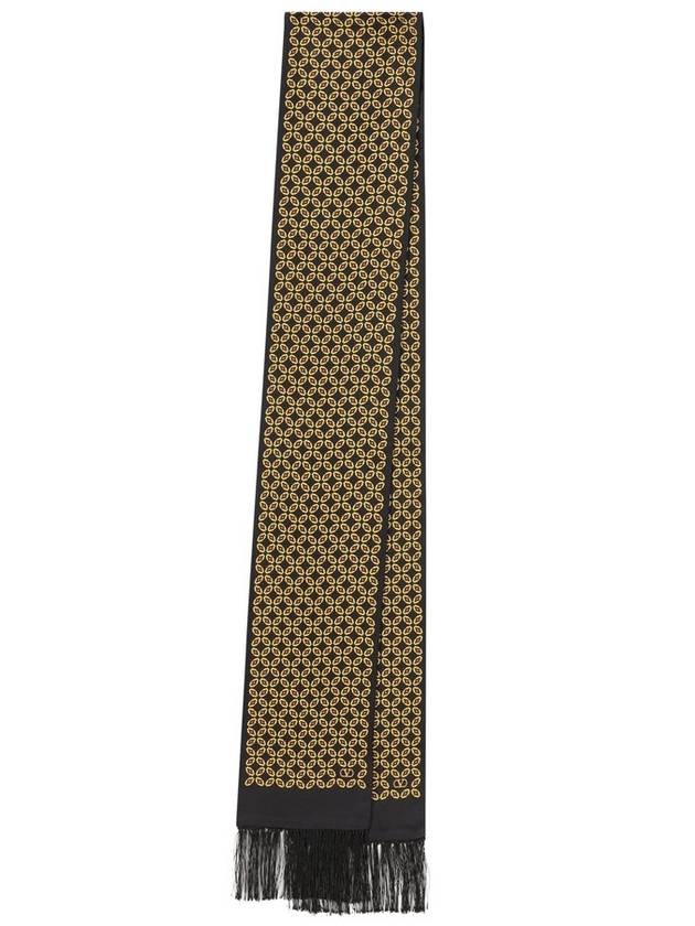 발렌티노 챔버 프린지 엣지 스카프