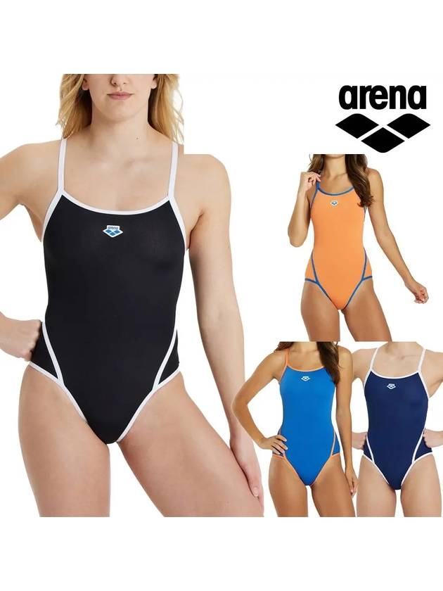 아레나 수영복 여성 아이콘 슈퍼 프리백 원피스 4컬러