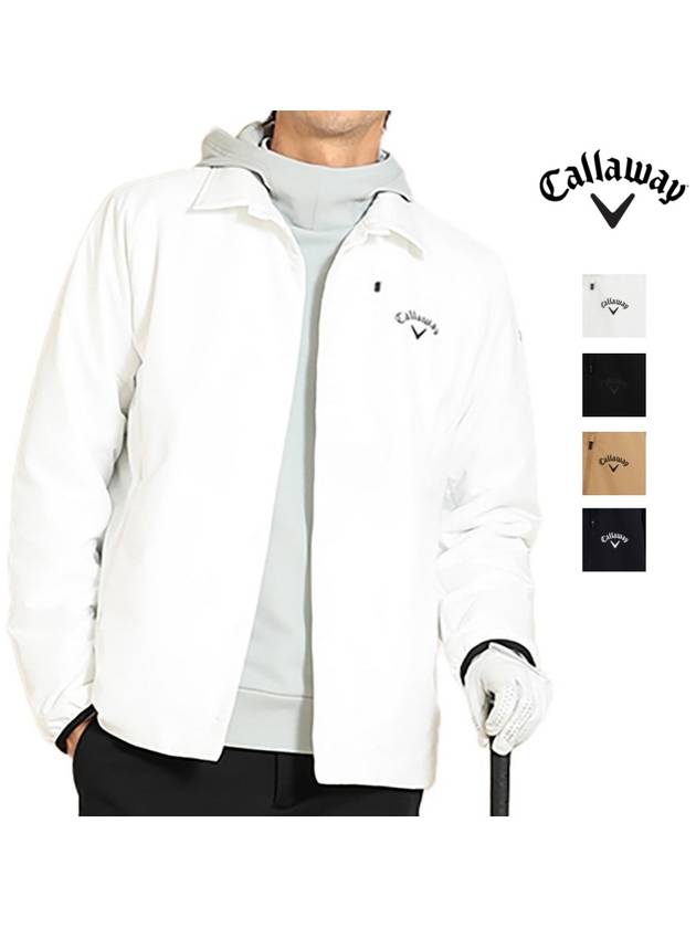 23FW 캘러웨이 남성골프웨어 겨울 칼라넥 셔츠자켓 골프아우터