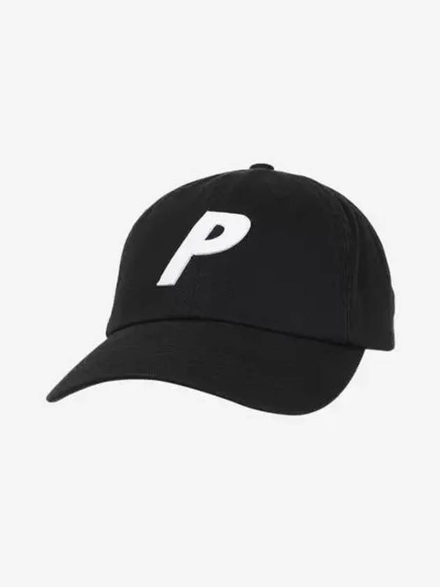 팔라스 P 6 패널 캡 블랙 23SS Palace P 6 Panel Black 23SS
