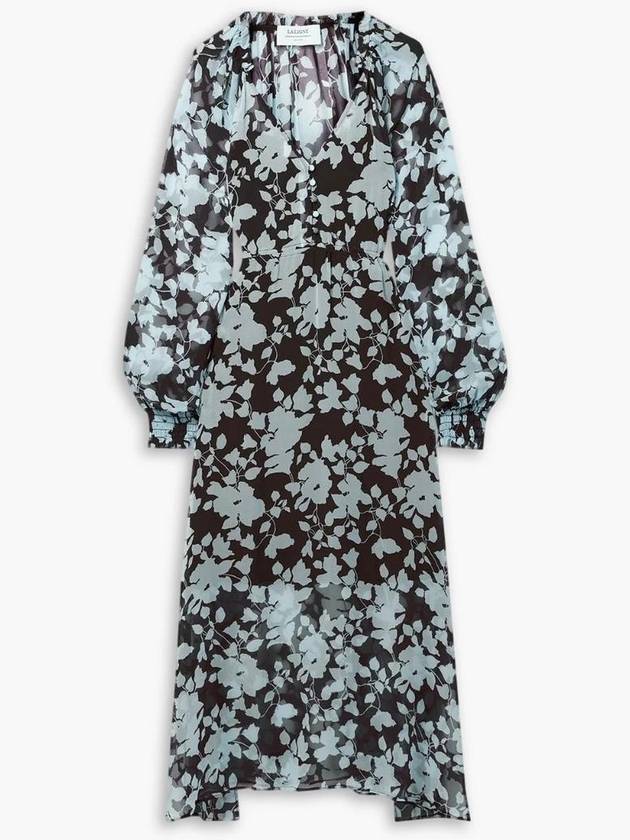 NB07 라린 여성 원피스 Aleksandra floral print silk chiffon midi dress 1647597353763713