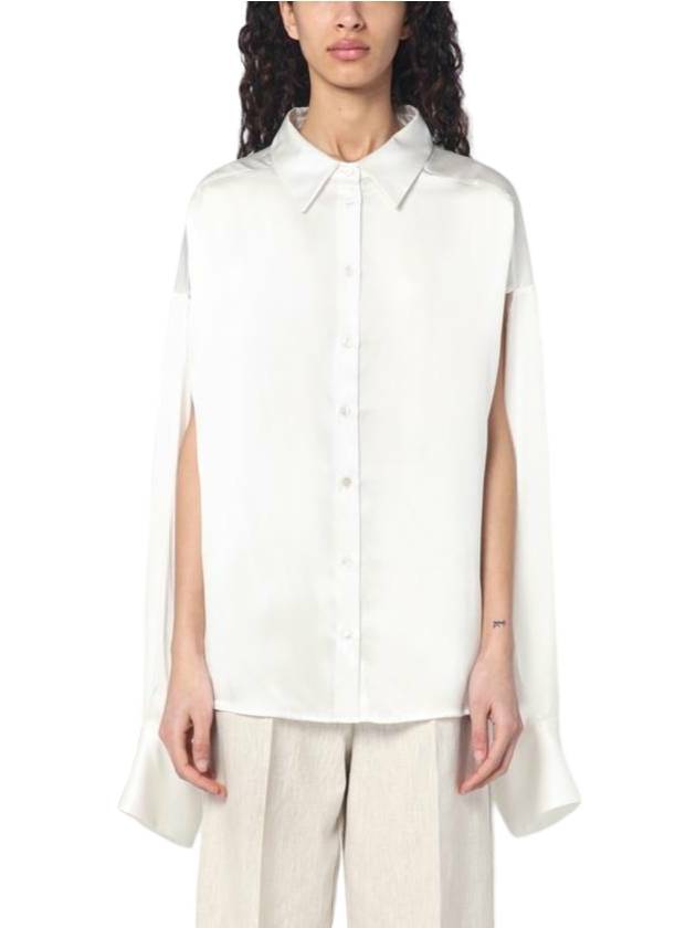 에리카 카발리니 실크 셔츠 화이트