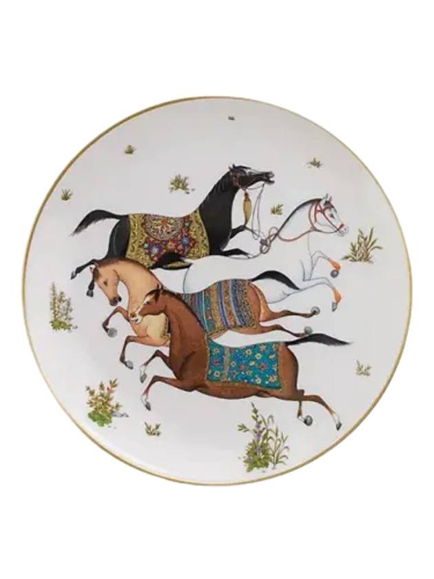 에르메스 9807 슈발 도리앙 22 cm 디저트 플레이트 접시 HERMES