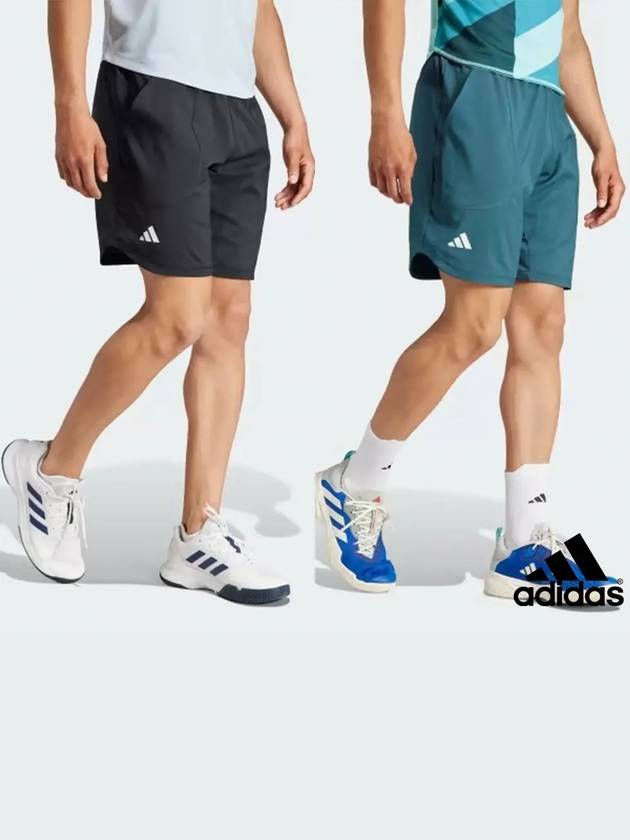 아디다스 에어로레디 테니스 프로 쇼츠 반바지 그린 블랙