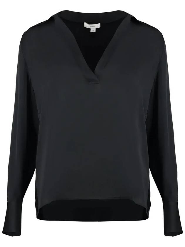 빈스 블라우스 스웨터 V025812972_001BLK