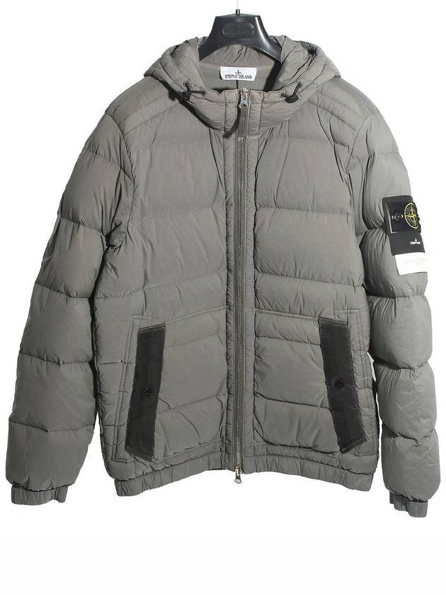 25FW 스톤아일랜드 심리스터널 후드 패딩 자켓 그레이 K2S154100040 S0028 V006B