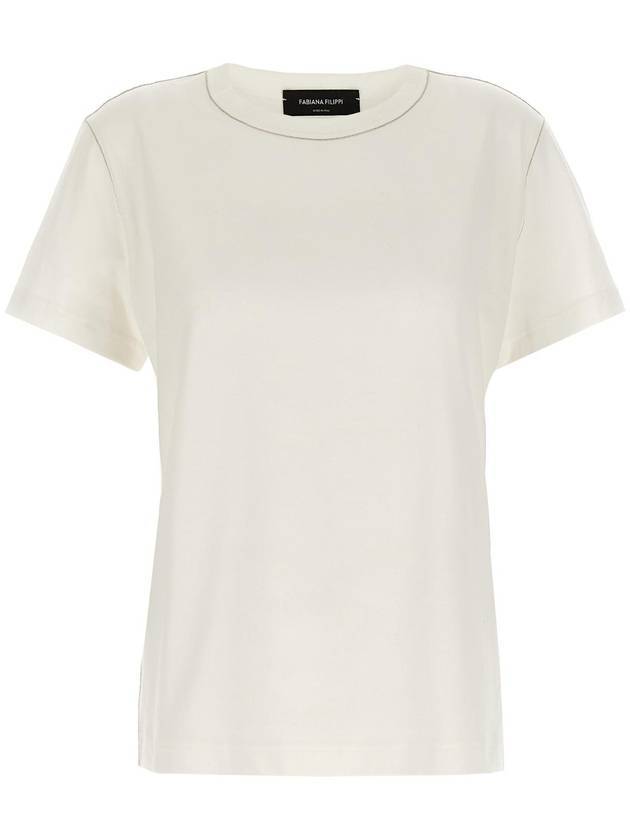 25SS 파비아나 필리피 반팔 티셔츠 JED265F278L189 0142 BIANCO